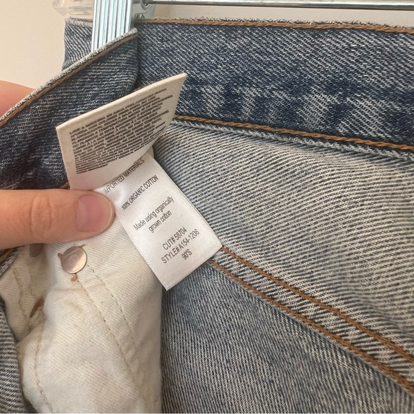 Agolde 90s Pinch Waist High Rise Straight Jeans - Picture 5 of 7